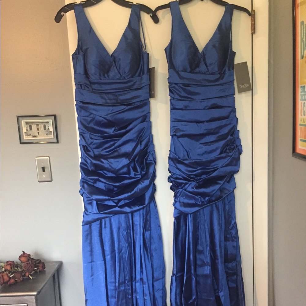 Blue Flattering Dress - Wedding Perfect!